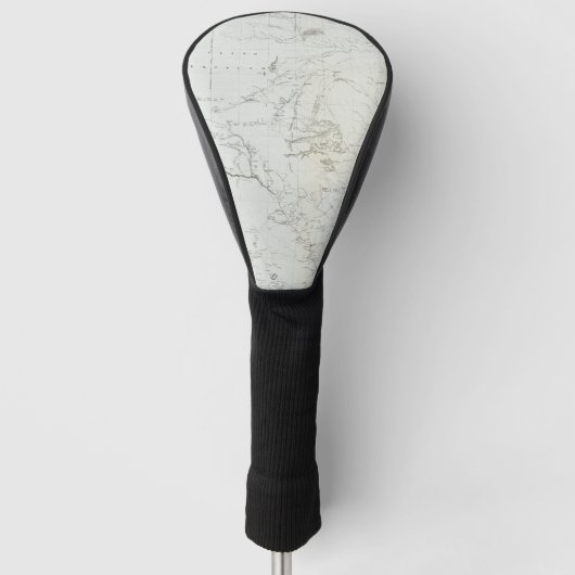 Kaart van Texas en deel van New Mexico Golfheadcover (Voorkant)