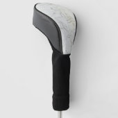 Kaart van Texas en deel van New Mexico Golfheadcover (Schuin)