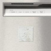 Kaart van Texas en deel van New Mexico Magneet (Insitu (Vaatwasser))