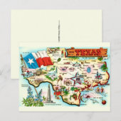 Kaart van Texas Groet (Voorkant / Achterkant)
