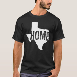 Kaart van Texas Home - Yall Texas State Kaart Vint T-shirt