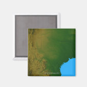 Kaart van Texas Magneet (Voorkant / Achterkant)