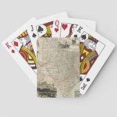 Kaart van Texas met County Borders (Achterkant)