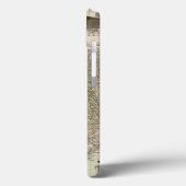 Kaart van Texas met County Borders Case-Mate iPhone Case (Achterkant / Links)