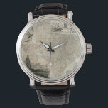Kaart van Texas met County Borders Horloge<br><div class="desc">Deze verbazingwekkende kaart van de staat Texas shows hoe de provinciale lijnen werden getrokken. Het bevat ook renderingen van de Alamo,  een olieramp,  en cowboys op paarden. Show een beetje liefde voor de Lone Star State door deze afdruk aan te schaffen!</div>