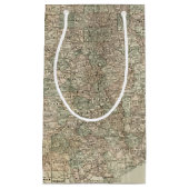 Kaart van Texas met County Borders Klein Cadeauzakje (Voorkant)