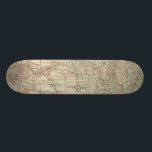 Kaart van Texas met County Borders Persoonlijk Skateboard<br><div class="desc">Deze verbazingwekkende kaart van de staat Texas shows hoe de provinciale lijnen werden getrokken. Het bevat ook renderingen van de Alamo,  een olieramp,  en cowboys op paarden. Show een beetje liefde voor de Lone Star State door deze afdruk aan te schaffen!</div>