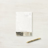 Kaart van Texas met County Borders Post-it® Notes (Op bureau)