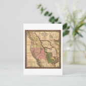 Kaart van Texas Oregon en Californië (1846) (Staand voorkant)