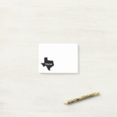 Kaart van Texas Post-it® Notes (Op bureau)