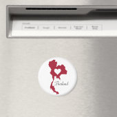 Kaart van Thailand Magneet (Insitu (Vaatwasser))