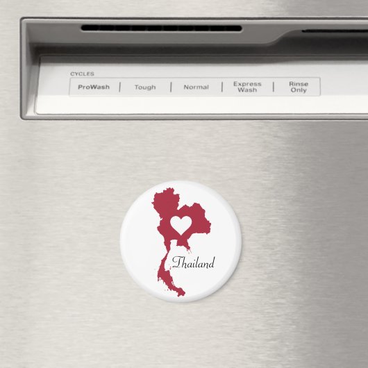 Kaart van Thailand Magneet (Insitu (Vaatwasser))