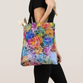 Kaart van Tianjin China Tote Bag (Dichtbij)