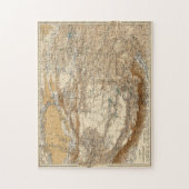  kaart van Tibet (1906) Legpuzzel (Verticaal)