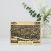  kaart van Tocaloosa, Alabama (1887) (Staand voorkant)