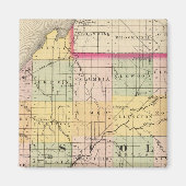 Kaart van Tocola County, Michigan Magneet (Voorkant)