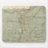 Kaart van Todd, Morrison, Minnesota Muismat (Voorkant)