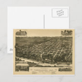  kaart van Tokaloosa, Alabama - 1887 (Voorkant / Achterkant)