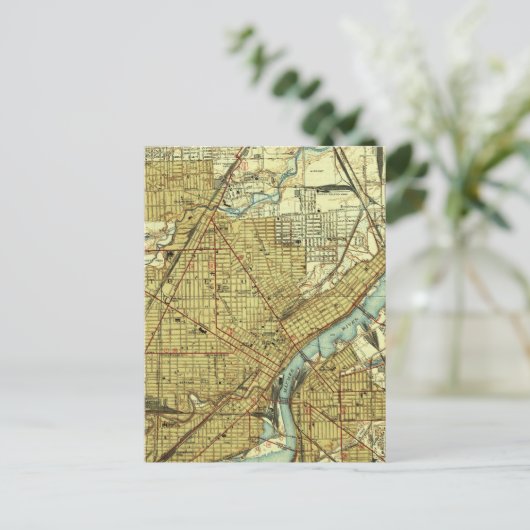  kaart van Toledo Ohio (1938) (Staand voorkant)