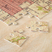  kaart van Topeka Kansas (1951) Legpuzzel (Zijkant)