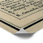  kaart van Toronto (1894) Poster (Hoek)