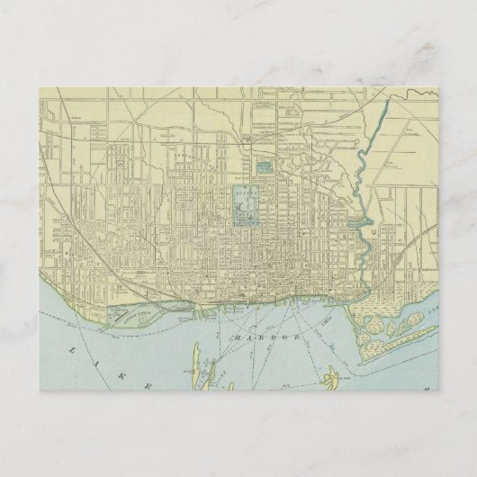  kaart van Toronto (1901) (Voorkant)