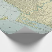  kaart van Toronto (1901) Cadeaupapier (Hoek)