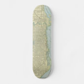  kaart van Toronto (1901) Skateboard (Voorkant)