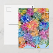 Kaart van Toronto Canada (Voorkant / Achterkant)