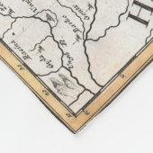 kaart van Transsylvanië (1720) Fleece Deken (Hoek)