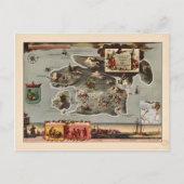 Kaart van Treasure Island door Robert Louis Steven (Voorkant)