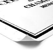  kaart van Trenton NJ (1872) Poster (Hoek)