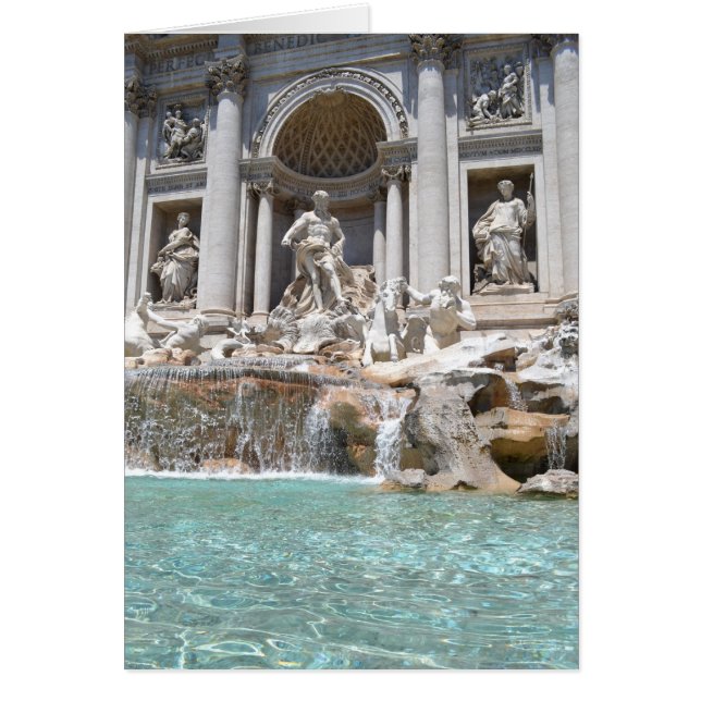 Kaart van Trevi Fountian (Voorkant)