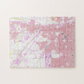  kaart van Tucson Arizona (1957) Legpuzzel (Horizontaal)