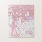  kaart van Tucson Arizona (1957) Legpuzzel (Verticaal)