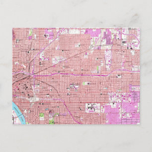 kaart van Tulsa Oklahoma (1954)