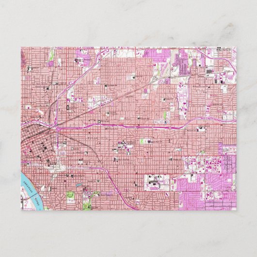  kaart van Tulsa Oklahoma (1954) (Voorkant)