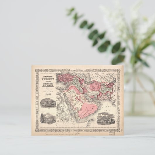 Kaart van Turkije (1864) (Staand voorkant)