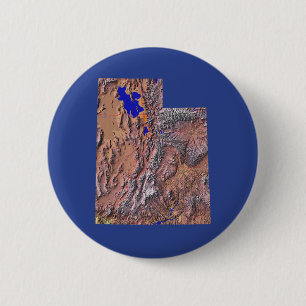 Kaart van Utah Button