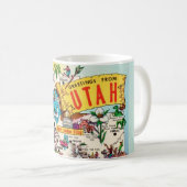  kaart van Utah Koffiemok (Voorkant rechts)