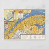 Kaart van Vacanes, Quebec, Gaspesie (Canada) (Voorkant)