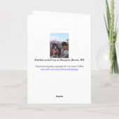 Kaart van Vaderdag van twee de Zwart-witte Honden (Achterkant)