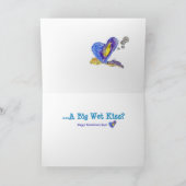 Kaart van Valentijn van de Kussen van de Vissen (Binnen)