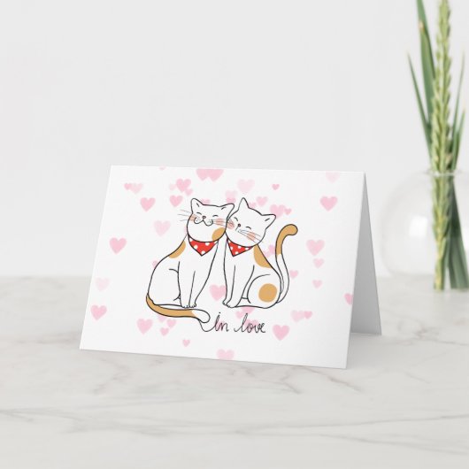 Kaart van Valentijn van de Liefde van Purrfect van (Voorkant)