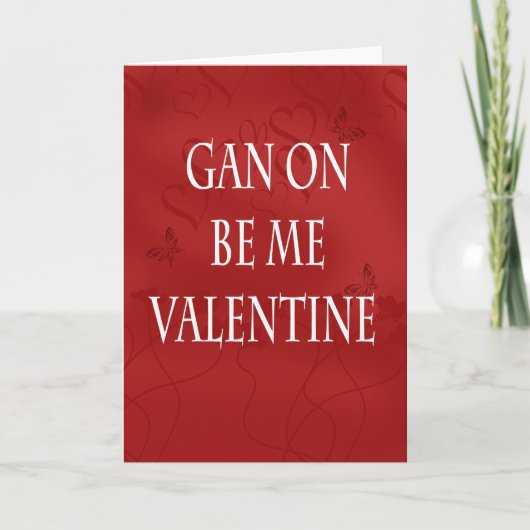 Kaart van Valentijn van Geordie de Moderne - (Voorkant)