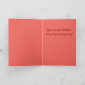 Kaart van Valentijns ontwerp met schuifwiel (Binnen)