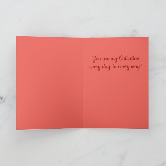 Kaart van Valentijns ontwerp met schuifwiel (Binnen)