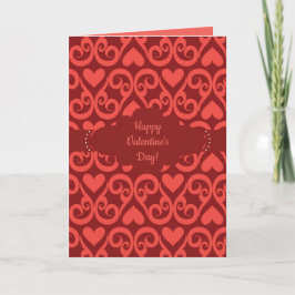Kaart van Valentijns ontwerp met schuifwiel