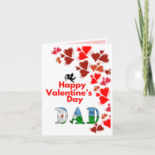 Kaart van valentijns voor vaders (Djibouti)