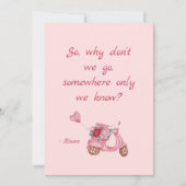 Kaart van valentijns | Weghalen motorbike (Voorkant)